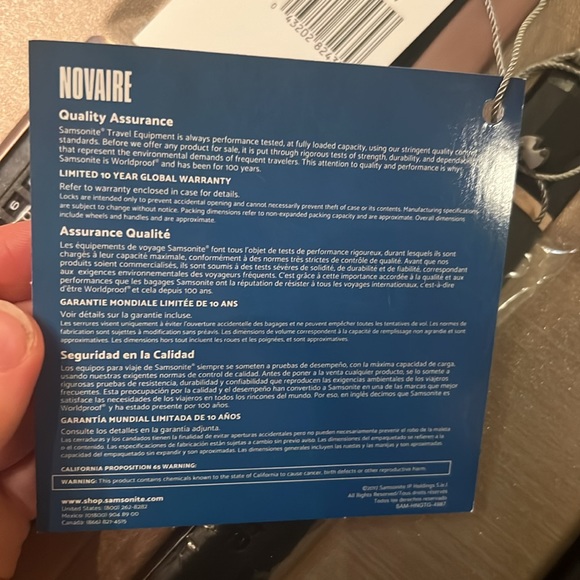 NOVAIRE Samsonite Large Spinner - Picture 7 of 8